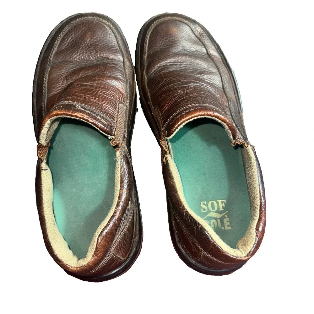 Dr Martens Orson Mens Size 11M Shoes Brown Leather Slip On Comfort Casual Loafer
